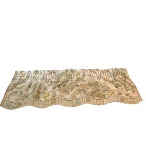 Waverly Spring Bling Scalloped Valance Lot of 2 Window Treatment Farmhouse